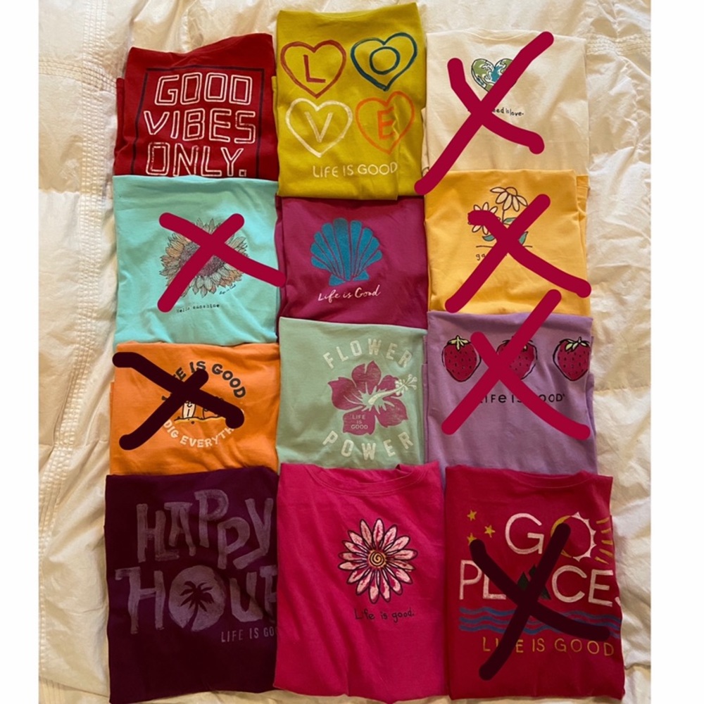 Life is good tees and tanks